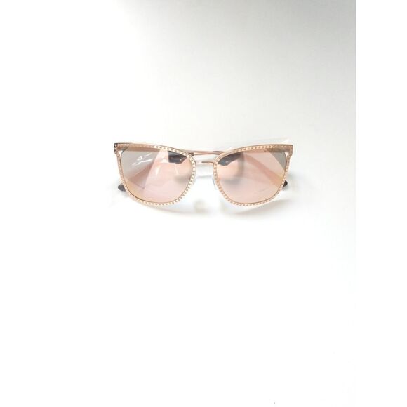 New! MICHAEL KORS Women\'s Stockholm Mirror Square Sunglasses With Case Rose Gold main image 11